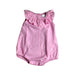 A Pink Short Sleeve Bodysuits from Sea Apple in size 12-18M for girl. (Front View)