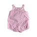 A Pink Sleeveless Rompers from Florence Eiseman in size 12-18M for girl. (Back View)