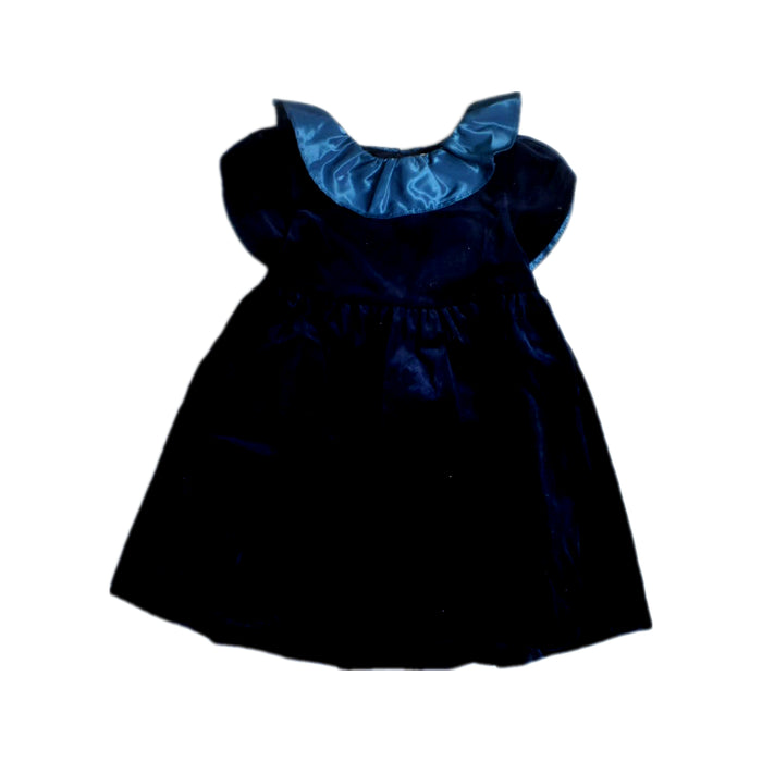 A Navy Sleeveless Dresses from Jacadi in size 2T for girl. (Front View)