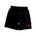 A Black Shorts from Nike in size 6T for boy. (Front View)