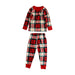 A Red Pyjama Sets from Hanna Andersson in size 2T for boy. (Front View)