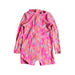 A Pink Rash Guards from Snapper Rock in size 6-12M for girl. (Front View)