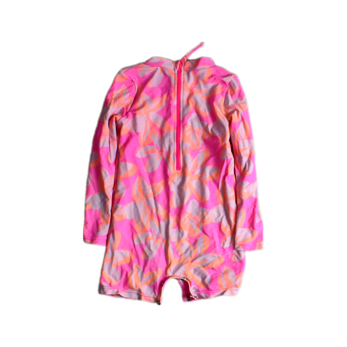 A Pink Rash Guards from Snapper Rock in size 6-12M for girl. (Back View)