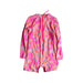 A Pink Rash Guards from Snapper Rock in size 6-12M for girl. (Back View)