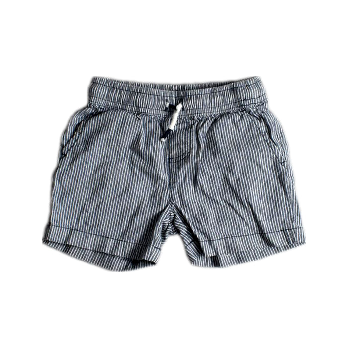 A Blue Shorts from Seed in size 2T for boy. (Front View)