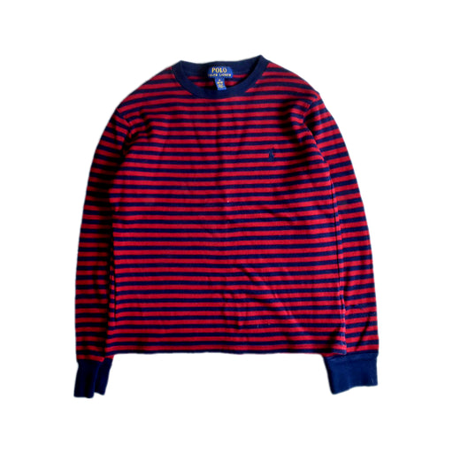 A Red Crewneck Sweatshirts from Polo Ralph Lauren in size 10Y for boy. (Front View)