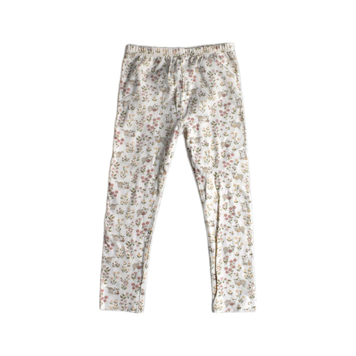 A White Leggings from Jamie Kay in size 5T for girl. (Front View)