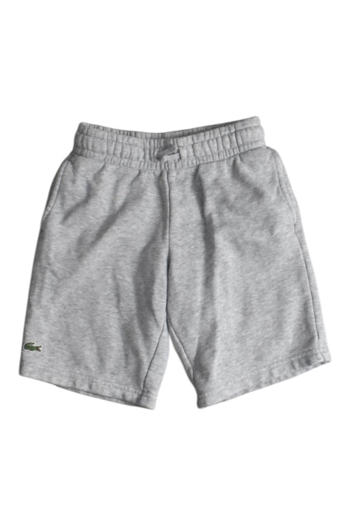 A Grey Shorts from Lacoste in size 6T for boy. (Front View)