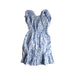 A Blue Short Sleeve Dresses from Bochechas in size 14Y for girl. (Front View)