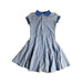A Blue Short Sleeve Dresses from Polo Ralph Lauren in size 8Y for girl. (Front View)