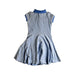 A Blue Short Sleeve Dresses from Polo Ralph Lauren in size 8Y for girl. (Back View)