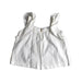 A White Sleeveless Tops from Château de Sable in size 6T for girl. (Back View)