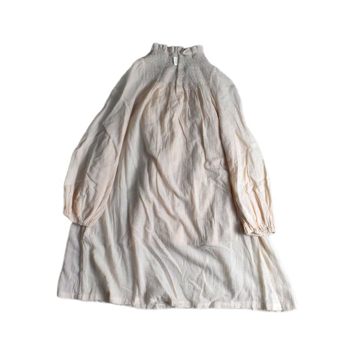 A Ivory Long Sleeve Dresses from MarlMarl in size 4T for girl. (Back View)