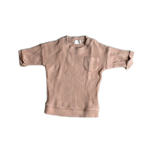 A Beige Long Sleeve Tops from Jamie Kay in size 6-12M for girl. (Front View)