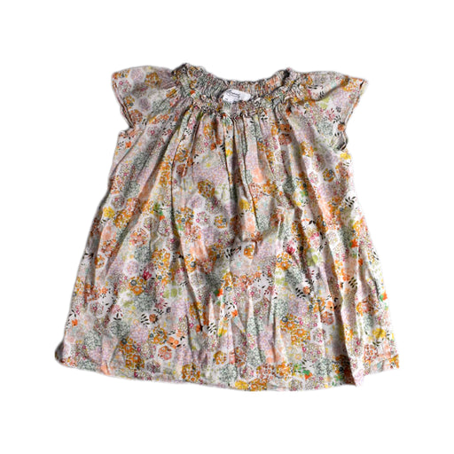 A Multicolour Short Sleeve Dresses from Bonpoint in size 4T for girl. (Front View)