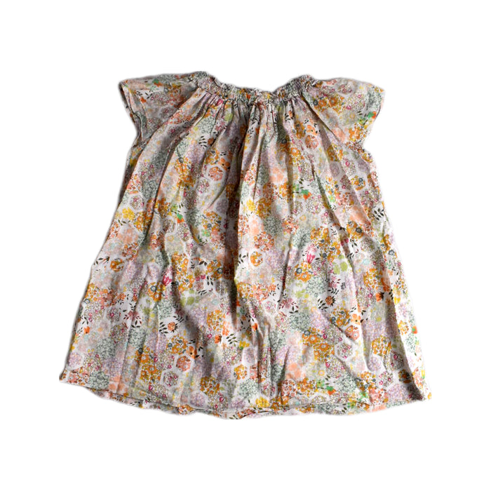 A Multicolour Short Sleeve Dresses from Bonpoint in size 4T for girl. (Back View)