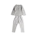 A White Pyjama Sets from Petit Bateau in size 3T for girl. (Back View)