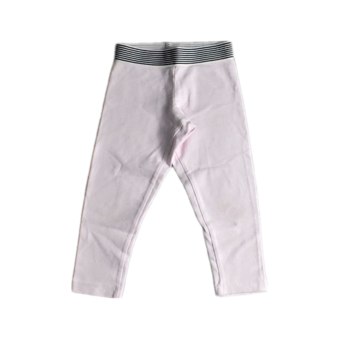A White Leggings from Jacadi in size 4T for girl. (Front View)