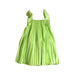 A Green Sleeveless Dresses from Jacadi in size 5T for girl. (Back View)