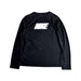A Black Long Sleeve T Shirts from Nike in size 14Y for boy. (Front View)