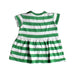 A Green Short Sleeve Dresses from Seed in size 6-12M for girl. (Back View)