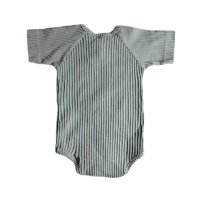 A Grey Short Sleeve Bodysuits from Jamie Kay in size 2T for boy. (Back View)