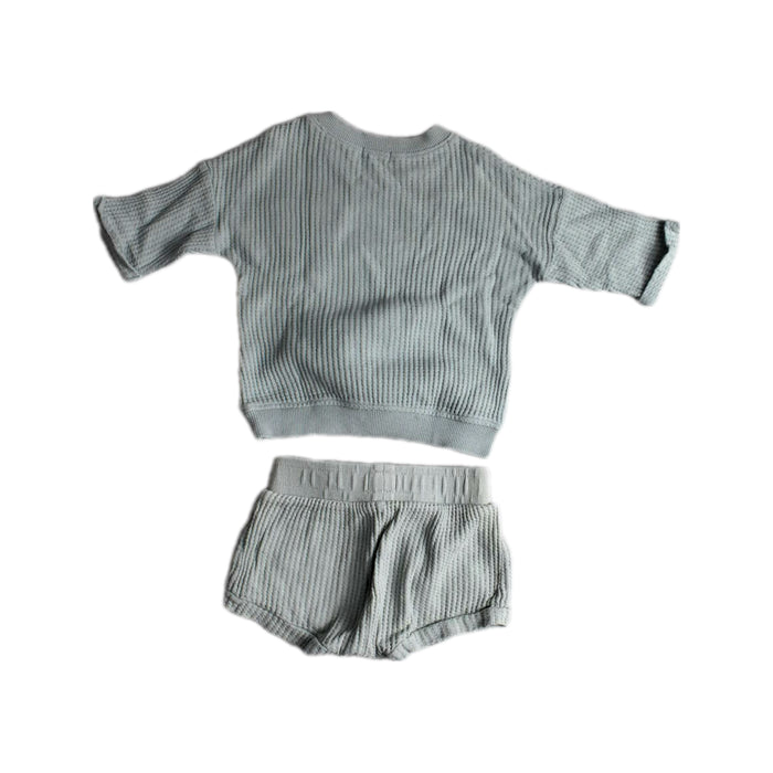 A Grey Shorts Sets from Jamie Kay in size 2T for boy. (Back View)
