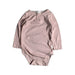 A Pink Long Sleeve Bodysuits from Jamie Kay in size 6-12M for girl. (Front View)