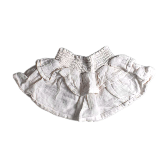 A White Short Skirts from Jamie Kay in size 2T for girl. (Back View)