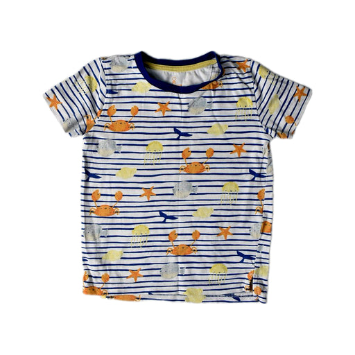 A Blue Short Sleeve T Shirts from Mothercare in size 3T for boy. (Front View)