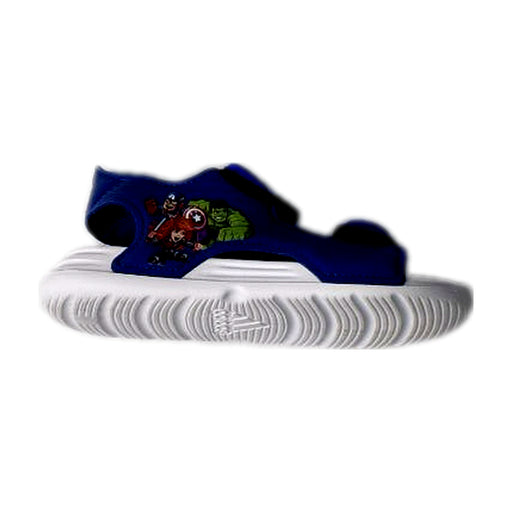 A Blue Sandals from Adidas in size 6T for boy. (Front View)