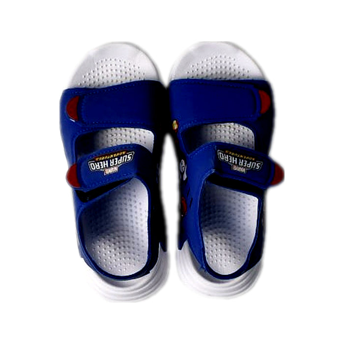 A Blue Sandals from Adidas in size 6T for boy. (Back View)
