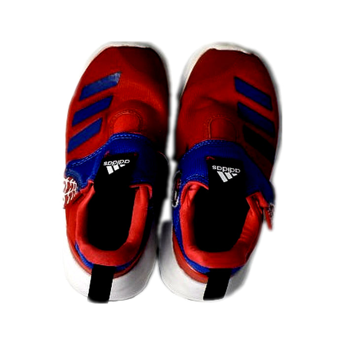 A Red Slip Ons from Adidas in size 5T for boy. (Back View)