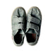 A Green Sneakers from Cienta in size 6T for girl. (Back View)