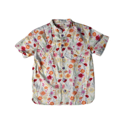 A Multicolour Short Sleeve Shirts from Elly in size 6T for girl. (Front View)