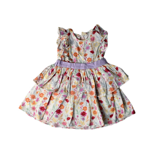 A Multicolour Sleeveless Dresses from Elly in size 3T for girl. (Front View)