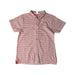 A Red Short Sleeve Shirts from Chateau de Sable in size 4T for girl. (Front View)