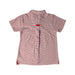 A Red Short Sleeve Shirts from Chateau de Sable in size 4T for girl. (Back View)