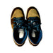 A Brown Sneakers from Nike in size 11Y for boy. (Back View)