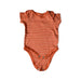 A Orange Short Sleeve Bodysuits from Mothercare in size 0-3M for neutral. (Front View)