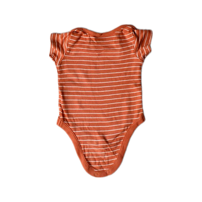 A Orange Short Sleeve Bodysuits from Mothercare in size 0-3M for neutral. (Back View)