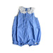 A Blue Sleeveless Rompers from Ralph Lauren in size 12-18M for girl. (Front View)