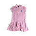 A Pink Short Sleeve Dresses from Polo Ralph Lauren in size 8Y for girl. (Front View)