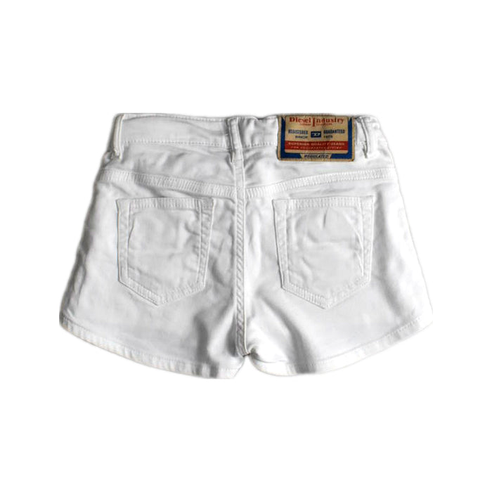 A White Shorts from Diesel in size 8Y for girl. (Back View)