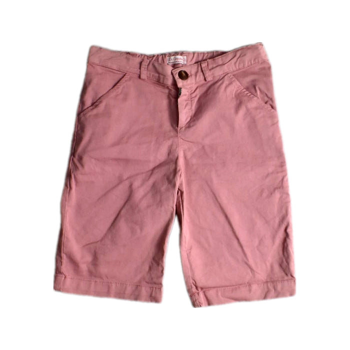 A Pink Shorts from La Coqueta in size 9Y for boy. (Front View)