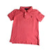 A Pink Short Sleeve Polos from Polo Ralph Lauren in size 7Y for boy. (Front View)