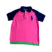 A Pink Short Sleeve Polos from Polo Ralph Lauren in size 7Y for boy. (Front View)