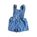 A Blue Overall Shorts from Bout'Chou in size 12-18M for girl. (Front View)