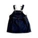A Navy Overall Dresses from Petit Bateau in size 2T for girl. (Front View)