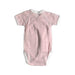 A Pink Short Sleeve Bodysuits from Petit Bateau in size 0-3M for girl. (Back View)